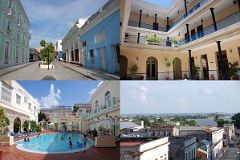 34 Cuba - Cienfuegos - Parque Jose Marti - Hotel La Union